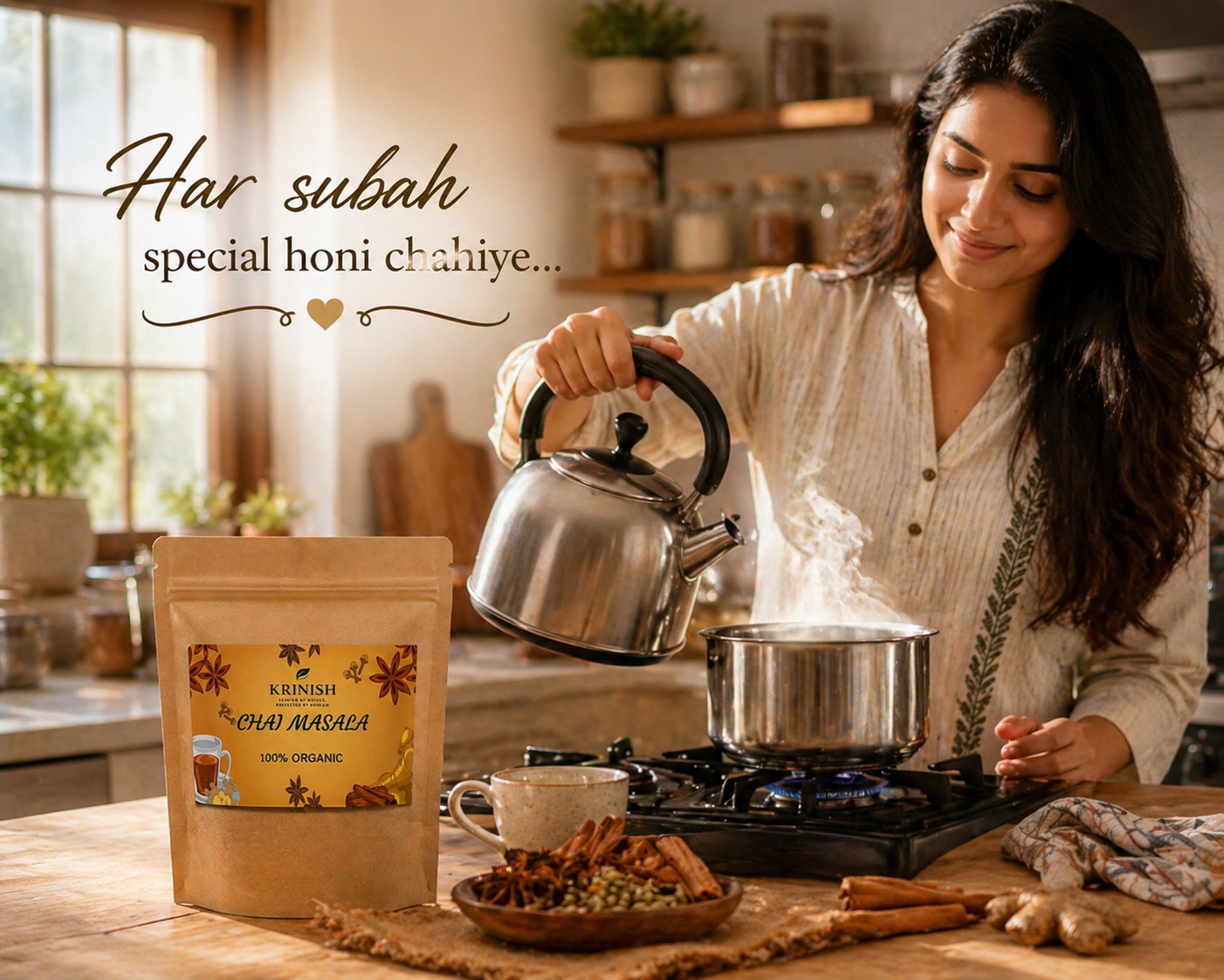 Krinish Chai Masala & Paratha Masala Combo Pack